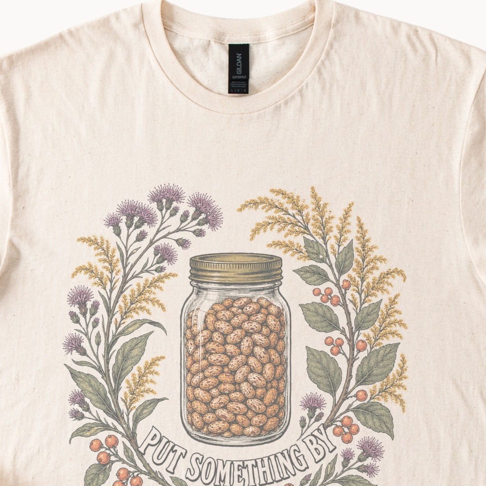 Put Something By Vintage Style Wildflower Tee